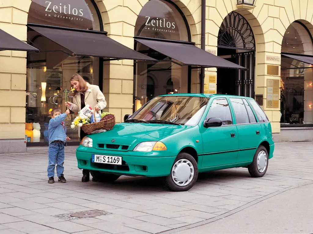Suzuki Swift (MA) 2 поколение, рестайлинг, хэтчбек 5 дв. (03.1995 - 02.2000)